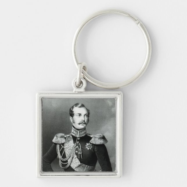 Alexander II  of Russia Key Ring (Front)