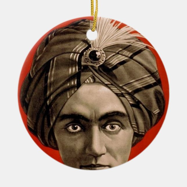 Alexander Knows Ceramic Tree Decoration (Front)