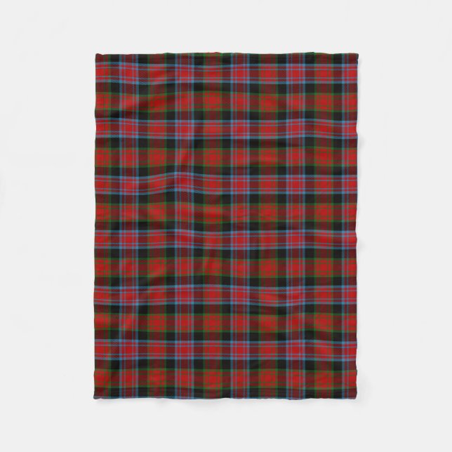 alexander_monogram_tile fleece blanket (Front)