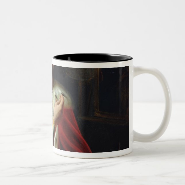 Alexander Nevsky, Duke of Novgorod Two-Tone Coffee Mug (Right)