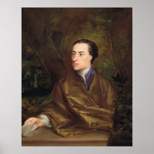 Alexander Pope (1688-1744) 1738 (oil on canvas) Poster