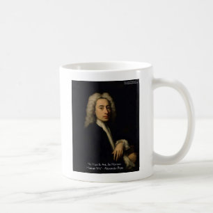 Alexander Pope "Art Vs Wit" Wisdom Quote Gifts Coffee Mug