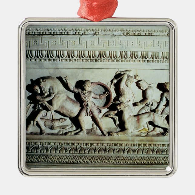 Alexander Sarcophagus Metal Ornament (Front)