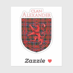 Alexander Tartan Scottish Plaid Lion Rampant