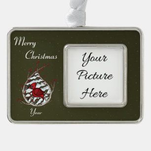Alexander the Cardinal Frame Ornament