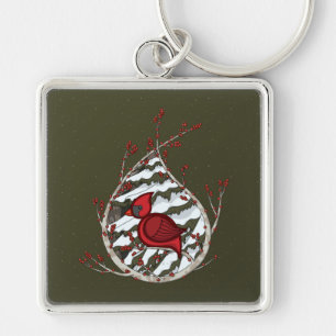 Alexander the Cardinal Keychain