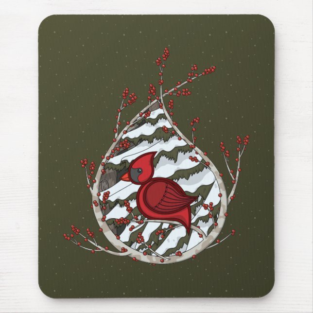 Alexander the Cardinal Mousepad (Front)