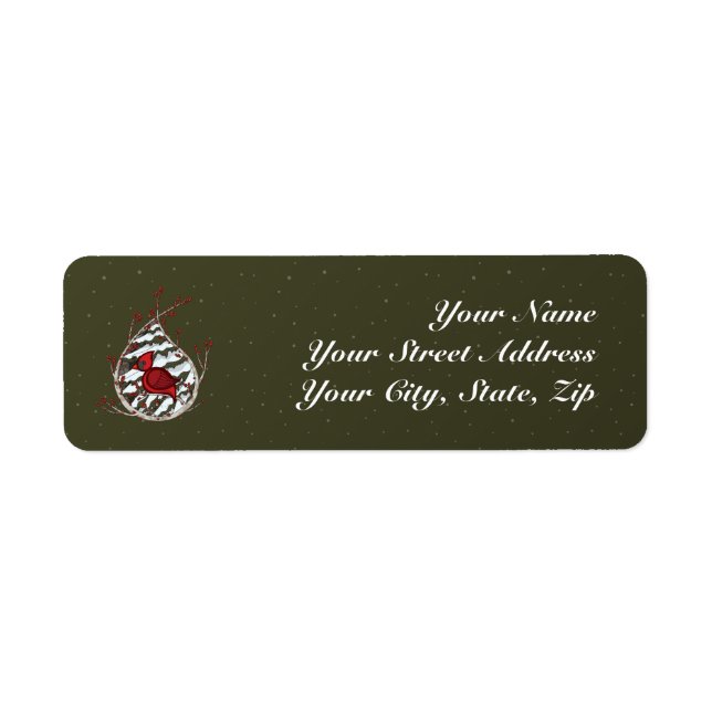 Alexander the Cardinal Return Address Label (Front)