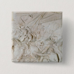 Alexander the Great 15 Cm Square Badge