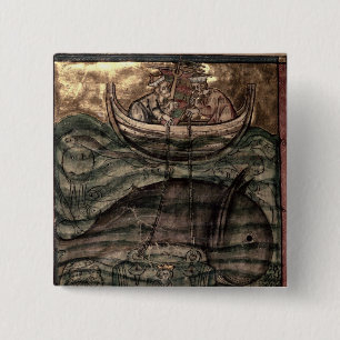 Alexander the Great 15 Cm Square Badge