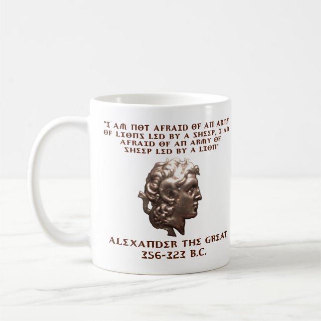 Alexander the Great Coffee Mug (Left)