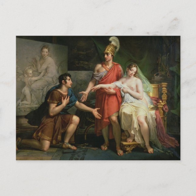 Alexander the Great  Hands Over Campaspe Postcard (Front)