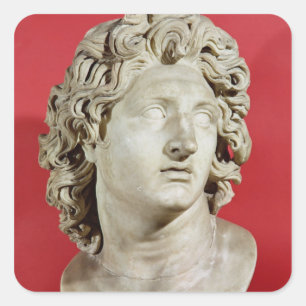 Alexander the Great  King of Macedonia Square Sticker