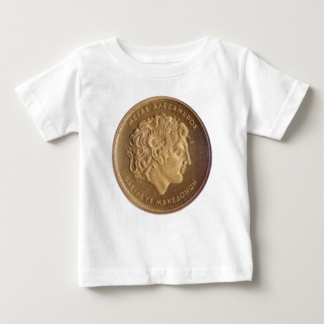 Alexander the Great, king of Macedonians Baby T-Shirt (Front)