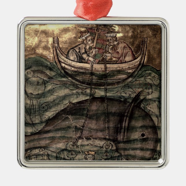 Alexander the Great Metal Tree Decoration (Front)