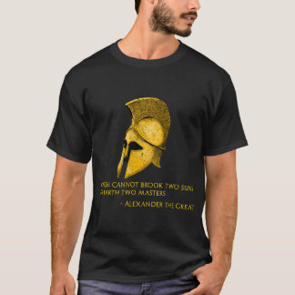 Alexander The Great Quote - Classical Antiquity - T-Shirt