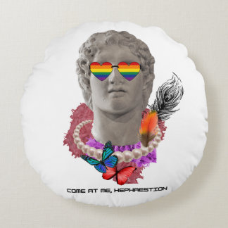 Alexander the Great Round Cushion