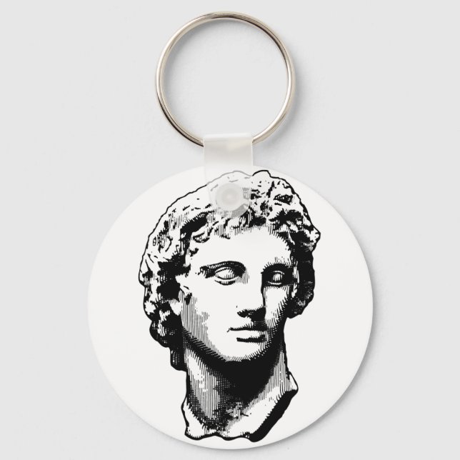 Alexander the Great statue Key Ring (Front)