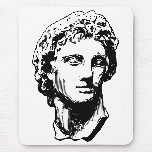 Alexander the Great statue Mouse Pad (Front)