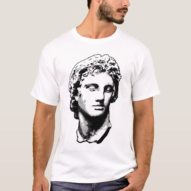 Alexander the Great statue T-Shirt (Front)
