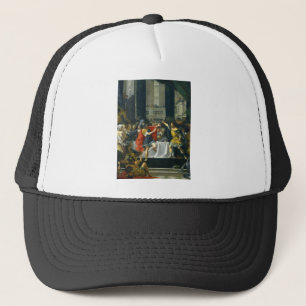 Alexander the Great Threatened by His Father Trucker Hat