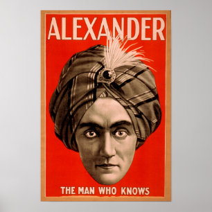 Alexander the Man who Knows Magic Poster