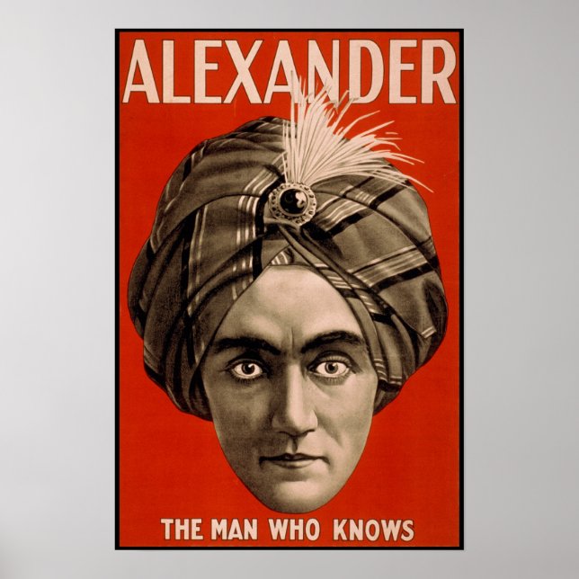 Alexander the man who knows Magic Poster (Front)