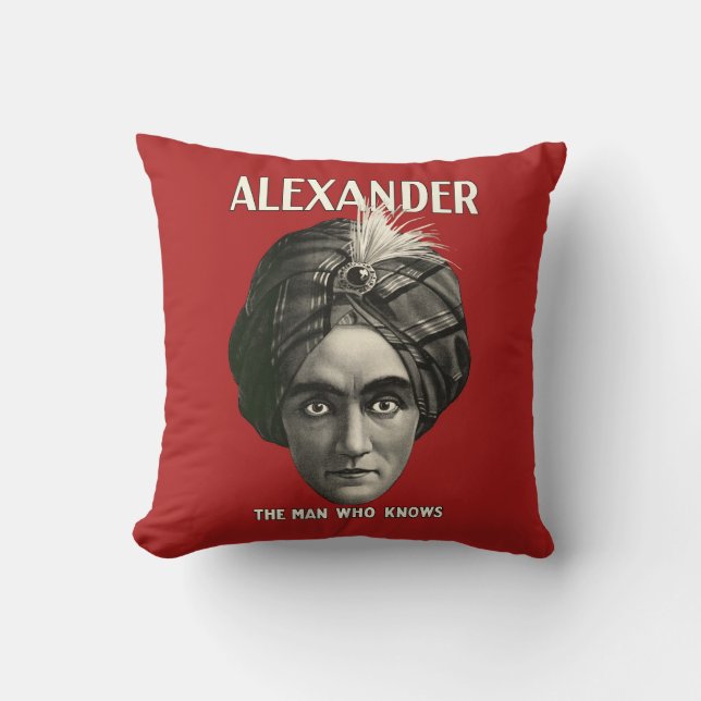 Alexander The Man Who Knows - Pillow (Front)