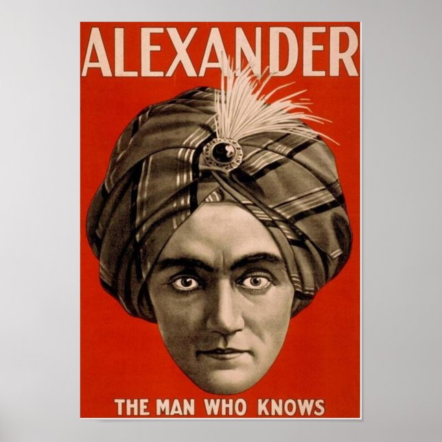 Alexander the Man Who Knows Poster (Front)