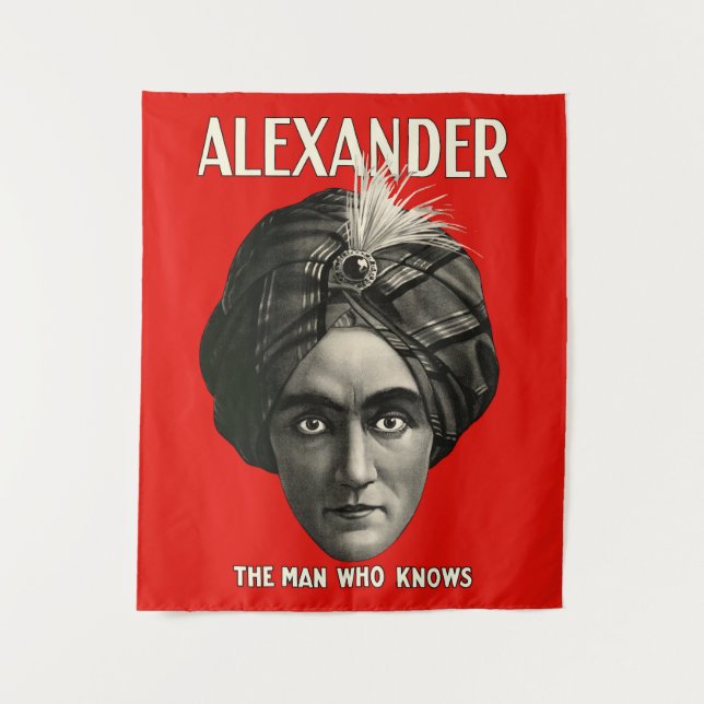 Alexander - The Man Who Knows Tapestry (Front)