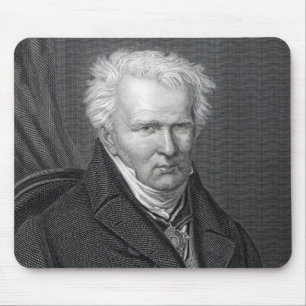 Alexander von Humboldt, engraved by C. Cook Mouse Pad