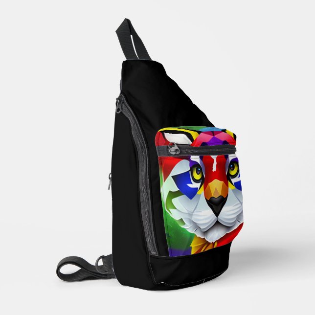 Alexander's Cat black backpack (Left Corner)