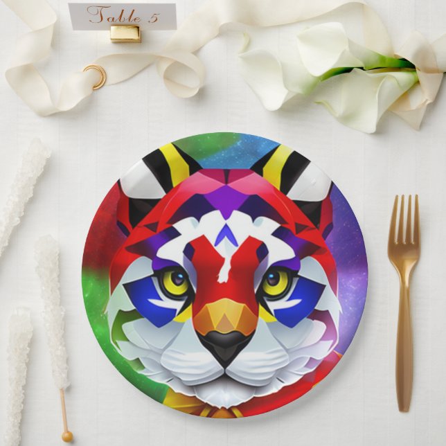 Alexander's Cat large paper plates (Wedding)