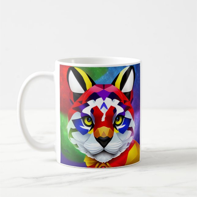 Alexander's Cat white mug (Left)