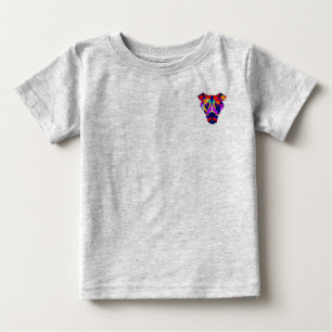 Alexander's Dog baby gray T-shirt pocket