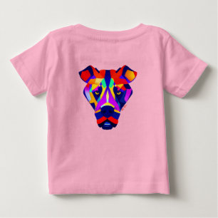 Alexander's Dog baby pink T-shirt back