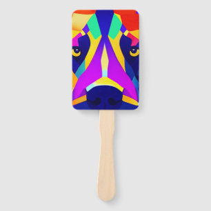 Alexander's Dog rectangle hand fans