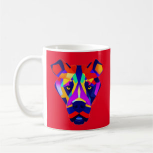 Alexander's Dog red right hand mug
