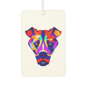 Alexander's Dog white car air freshener