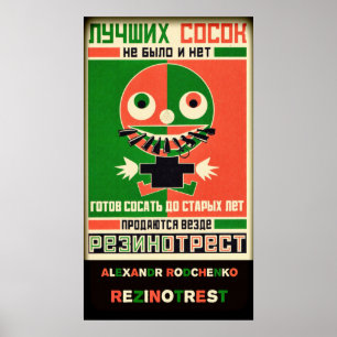 Alexandr Rodchenko Rezinotrest Poster