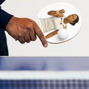 Alexandra Eala – Guadalajara Champion 2025 Ping Pong Paddle