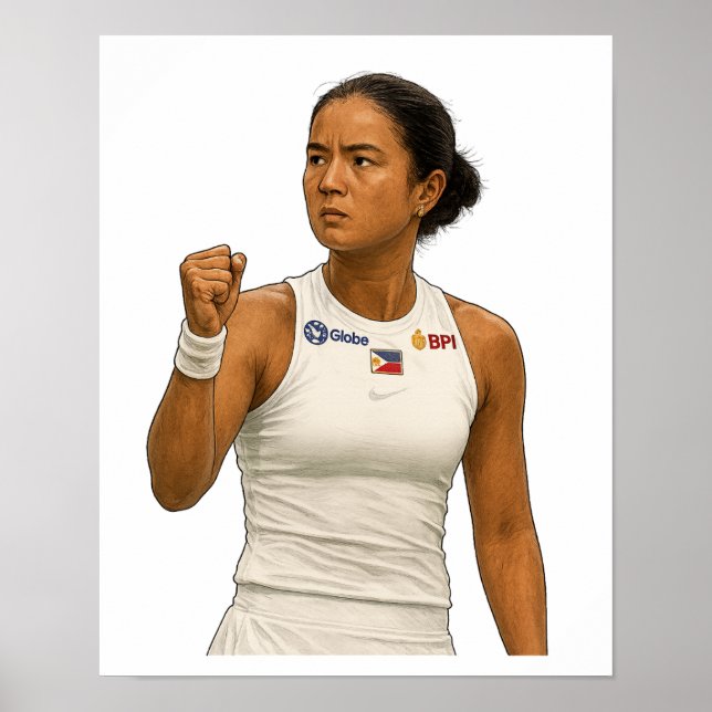 Alexandra Eala – Guadalajara Champion 2025 Poster (Front)