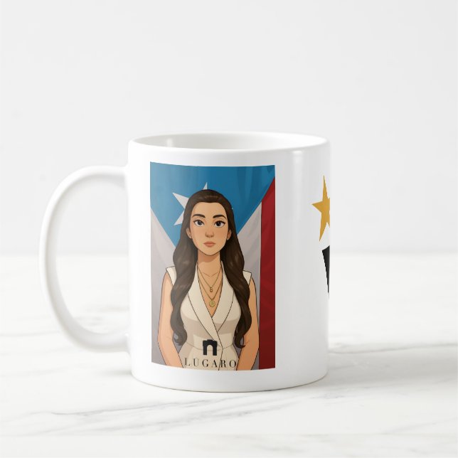 Alexandra Lugaro y Rafael Bernabe Coffee Mug (Left)