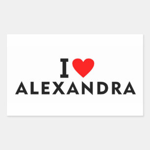 Alexandra South Africa love city heart like travel Rectangular Sticker