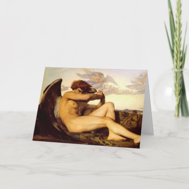 Alexandre Cabanel - Fallen Angel Holiday Card (Front)