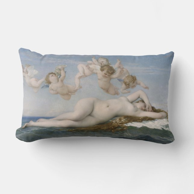 Alexandre Cabanel The Birth of Venus Lumbar Cushion (Front)