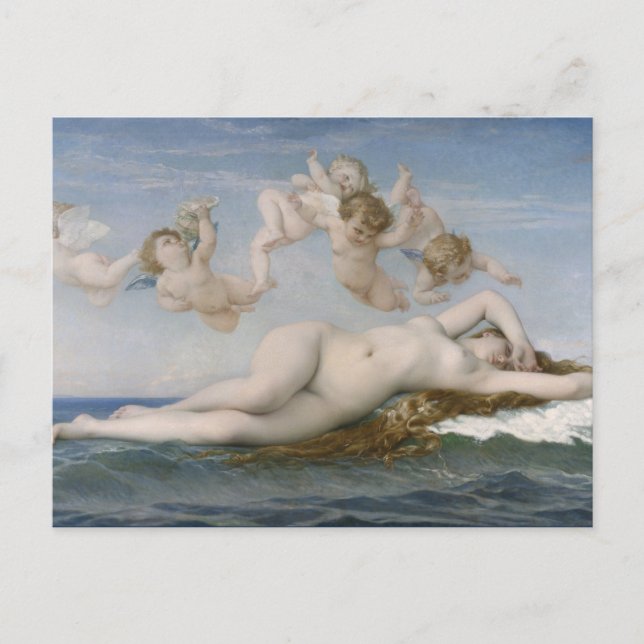 Alexandre Cabanel The Birth of Venus Postcard (Front)