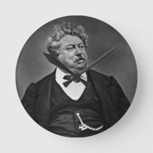 Alexandre Dumas pere (1802-70), from 'Galerie Cont Round Clock