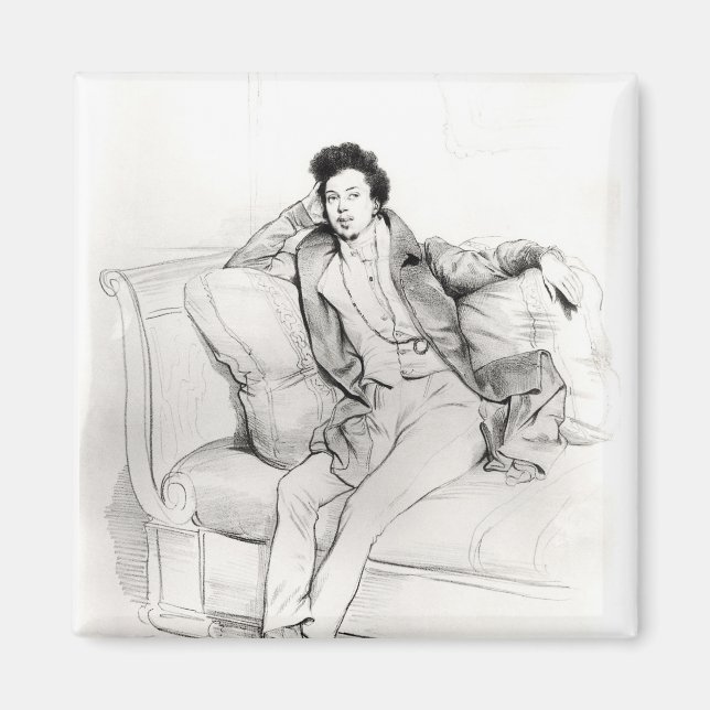 Alexandre Dumas Pere Magnet (Front)