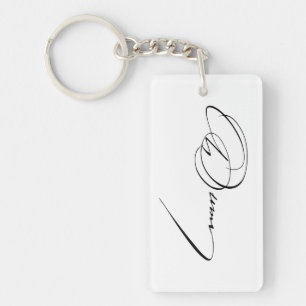 Alexandre Dumas signature autograph famous writer Key Ring